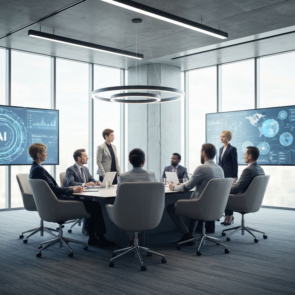 Executivos em treinamento de IA